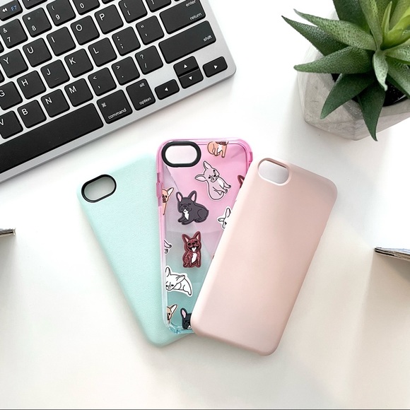 2/$35 iPhone 6/7/8 Case HABITU Mint Semi-Hard - Picture 4 of 5